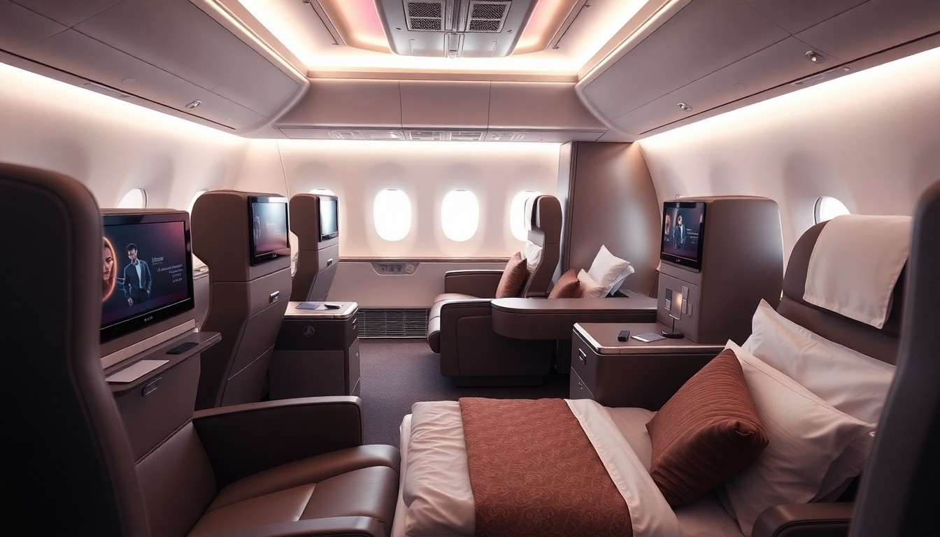Business class cabin